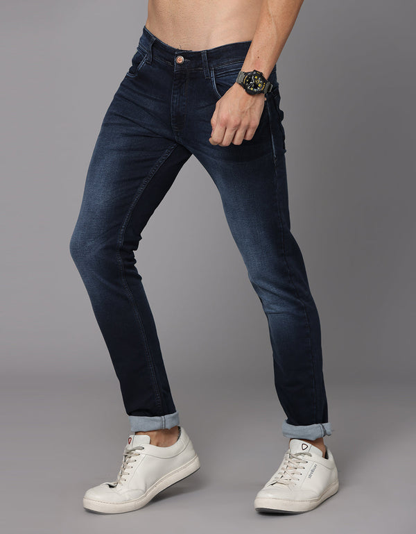 VOLUME ZERO MENS BLUE COLOUR JEANS (VZO-394)