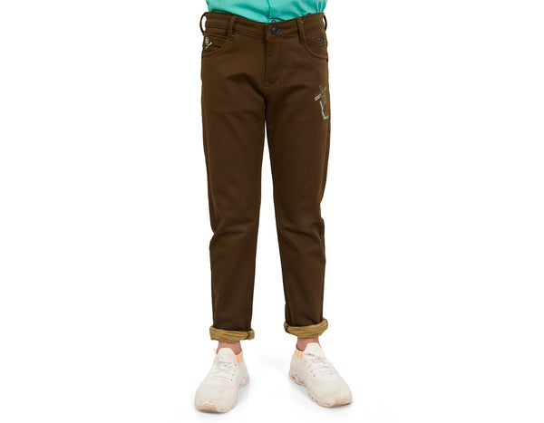 VOLUME ZERO COLOUR  SLIM FIT BOYS PANT  (KP-1032)