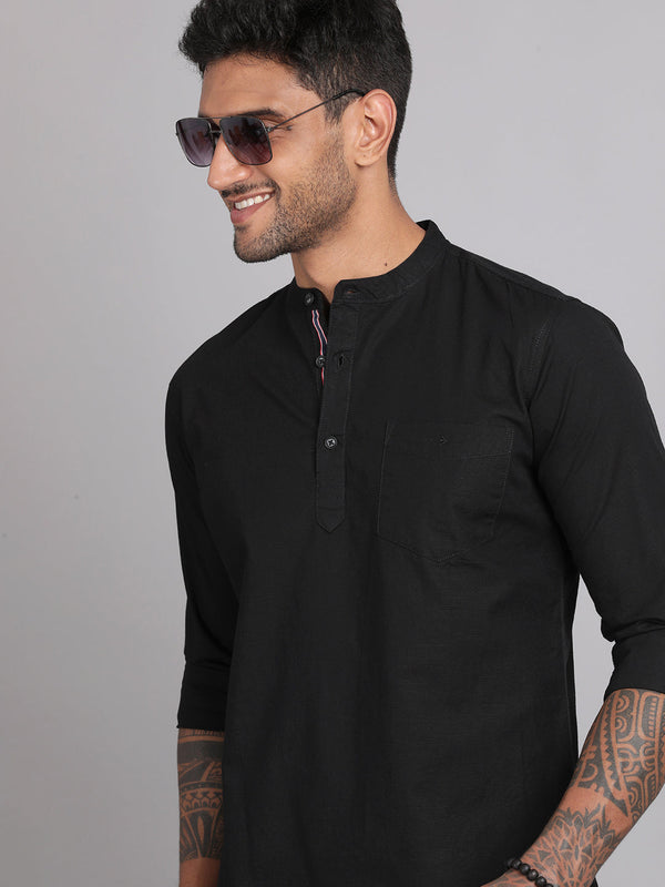 VOLUME ZERO MEN'S CASUAL KURTHA {NR-4089}